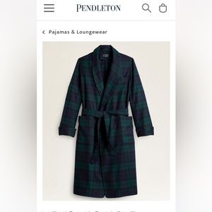Pendleton men’s wool bathrobe medium
